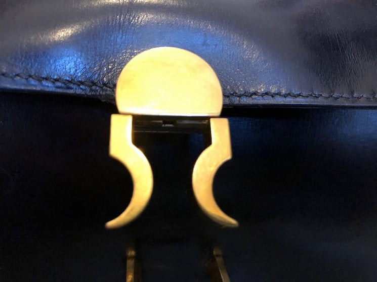 HERMES Vintage Handbag H 60s Rare Collector - Image 4