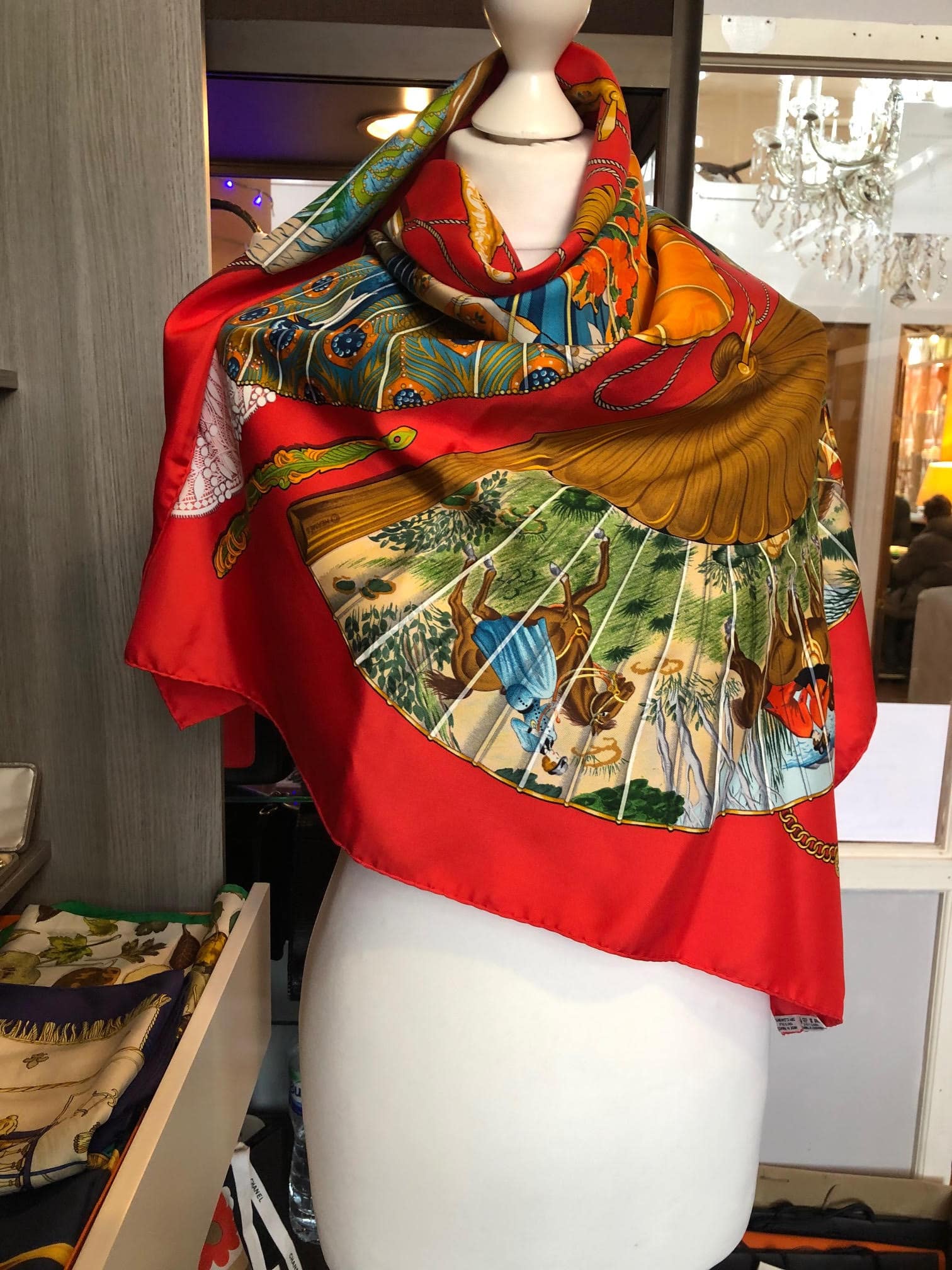 Hermes Scarf Brise de Charme Vintage