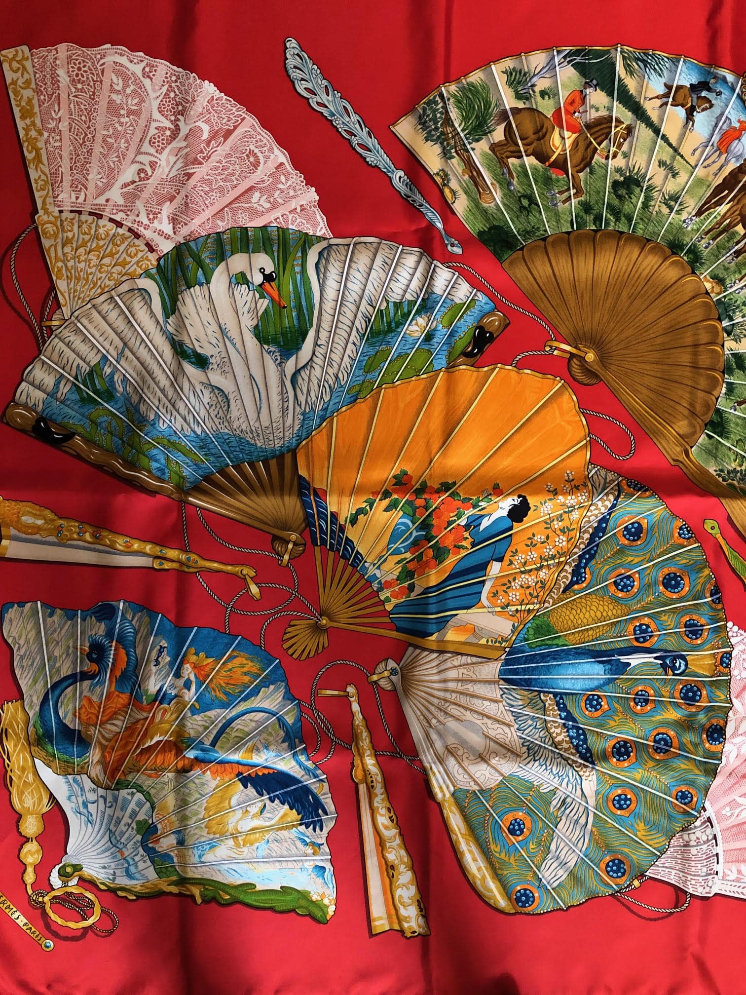 Hermes Scarf Brise de Charme Vintage - Image 3