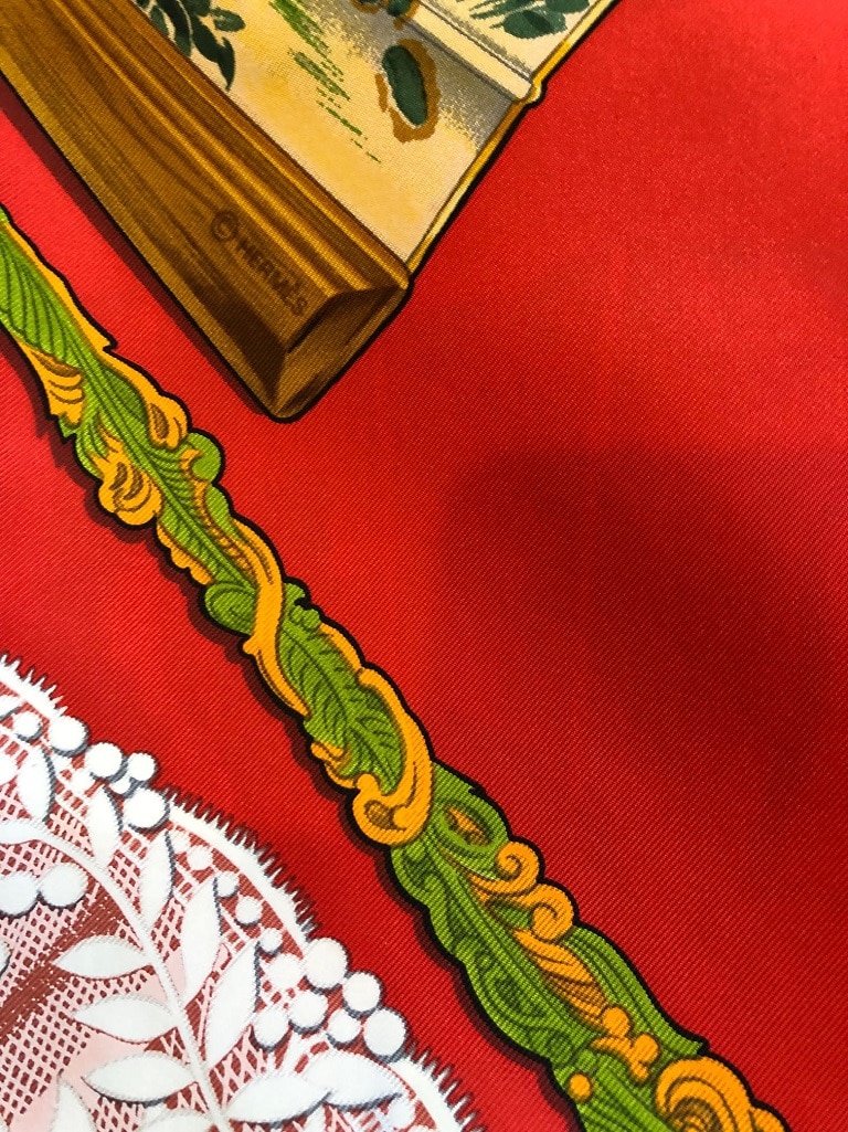 Hermes Scarf Brise de Charme Vintage - Image 9