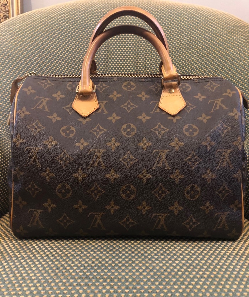 LOUIS VUITTON Vintage Monogram Speedy 30 Handbag - Image 2