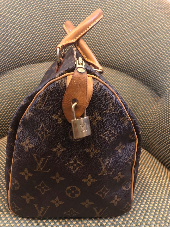 LOUIS VUITTON Vintage Monogram Speedy 30 Handbag - Image 4