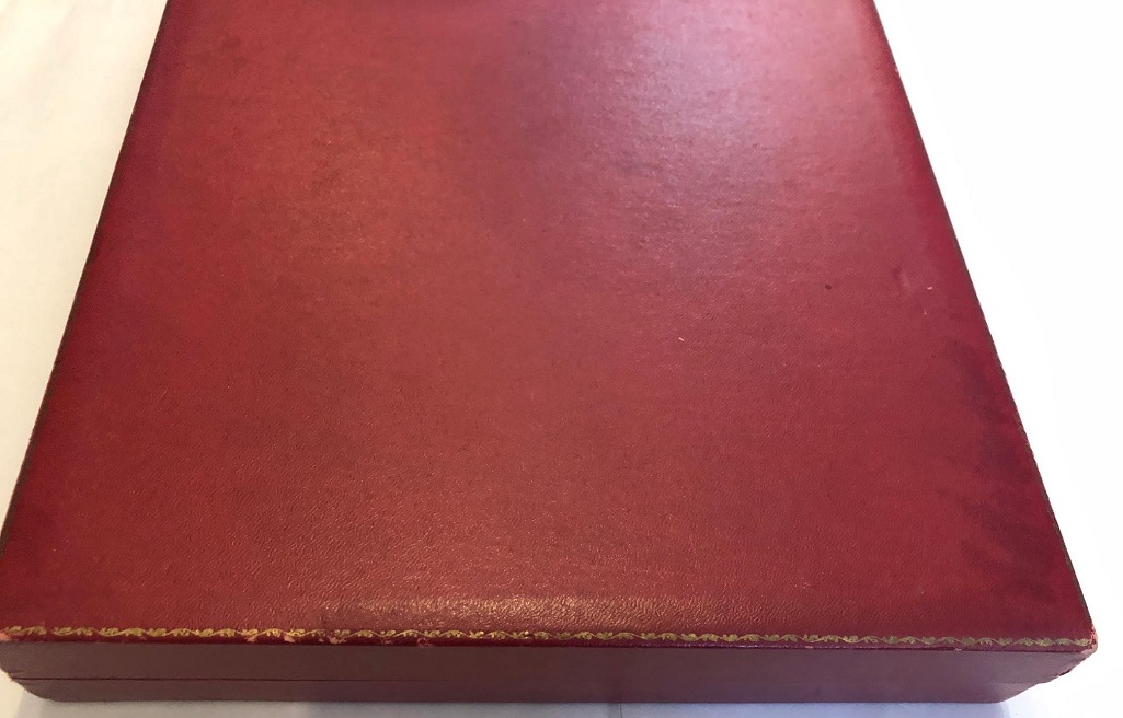 CARTIER 9ct Gold and Black Silk Evening Bag Vintage 1955 - Image 18