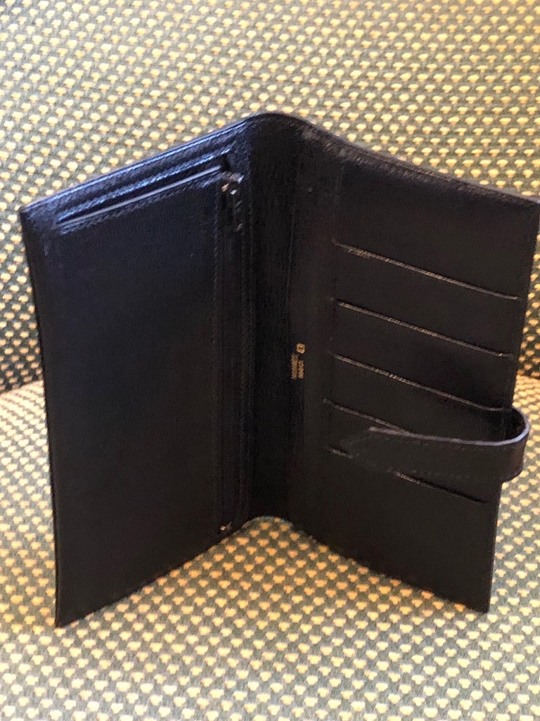 HERMES Bearn H Wallet Black Alligator Crocodile Constance Buckle - Image 8