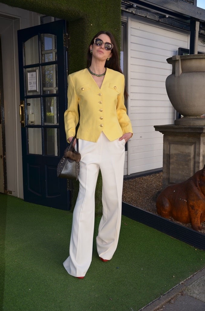 LOUIS VUITTON PM Bag Limited Edition Denim Chinchilla Trapeze AS NEW - Image 4