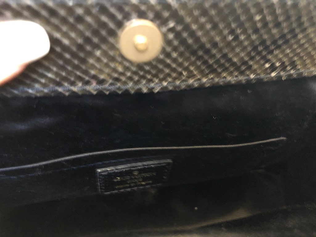 LOUIS VUITTON PM Bag Limited Edition Denim Chinchilla Trapeze AS NEW - Image 9