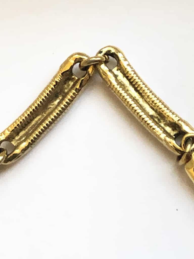 Necklace And Two Earrings Set Art Deco Style ORENA Paris 1980s - Image 8