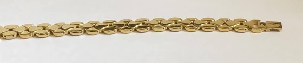 Vintage Gold Plated & Faux Diamonds Bracelet from ROTARY Switzerland RARE - Image 7