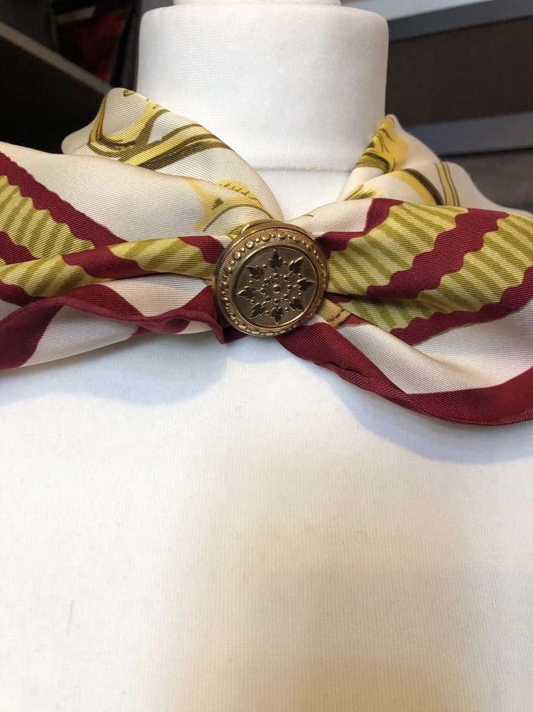 HERMÈS Panache & Fantaisie Scarf RARE Early Issue Hugo Grygkar 1958 - Image 5