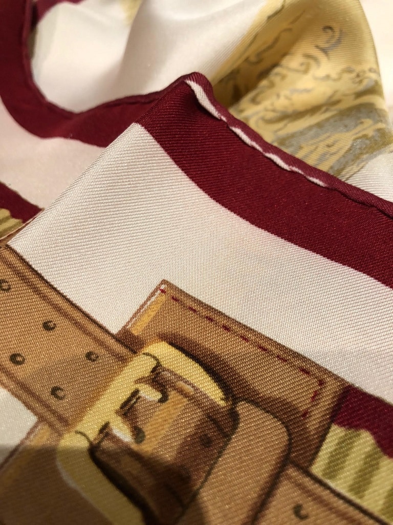 HERMÈS Panache & Fantaisie Scarf RARE Early Issue Hugo Grygkar 1958 - Image 12