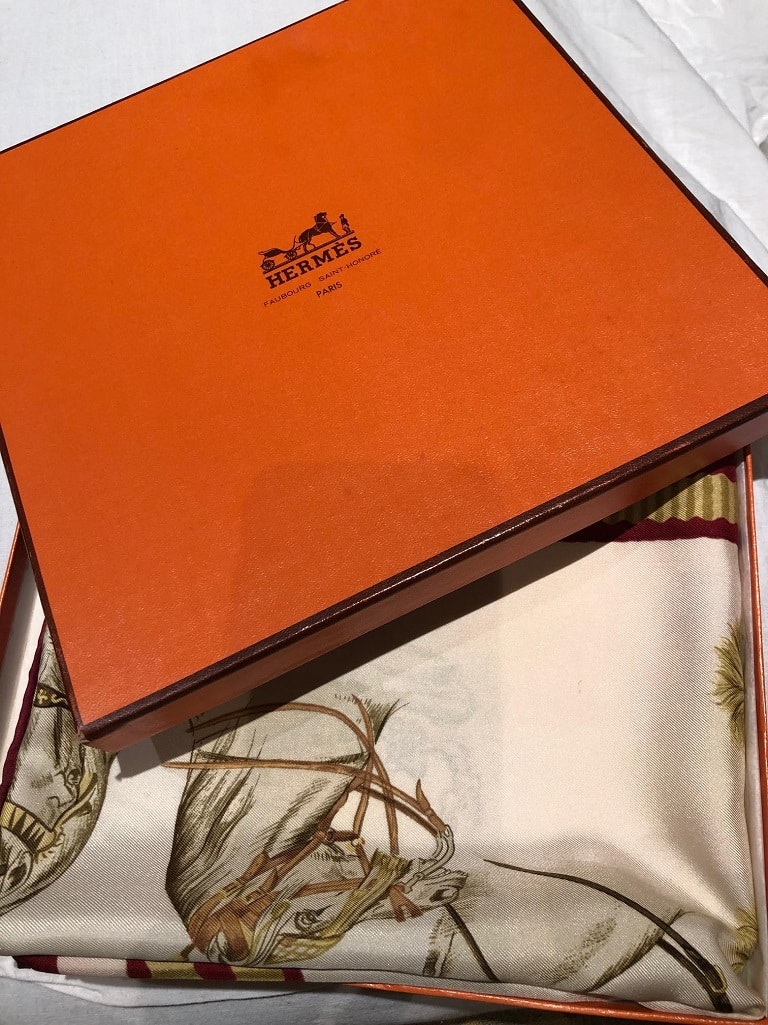 HERMÈS Panache & Fantaisie Scarf RARE Early Issue Hugo Grygkar 1958 - Image 11