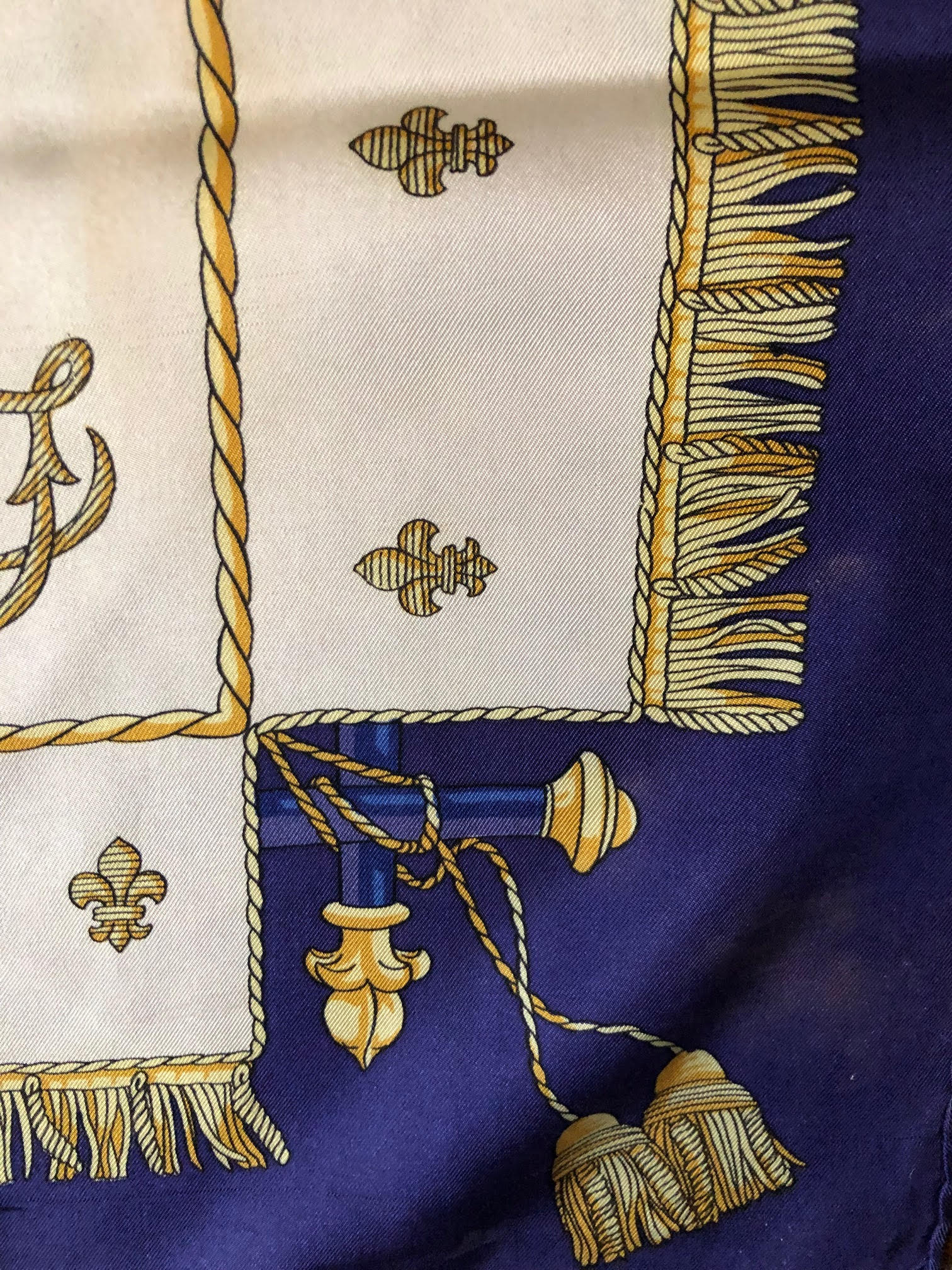 HERMES Vintage Vue Du Carrosse de la Galère la Rèale Silk Scarf Circa 1953 - Image 6