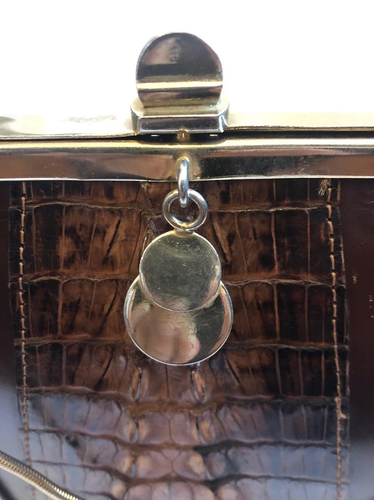 Vintage Trapeze Leather Bag - Image 6