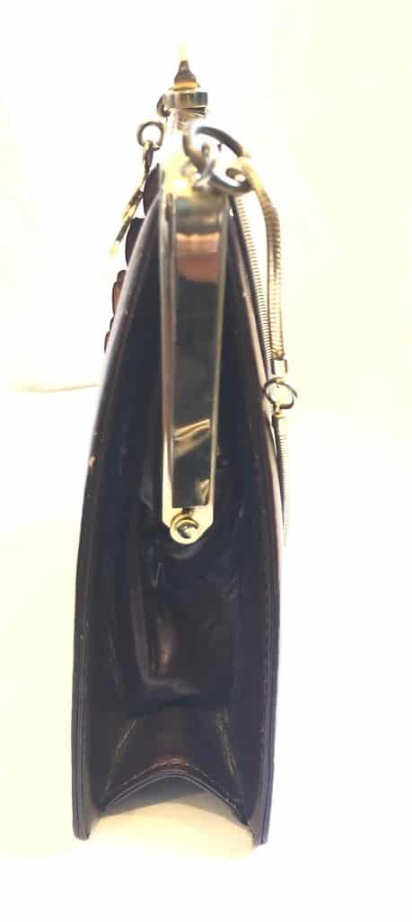 Vintage Trapeze Leather Bag - Image 8