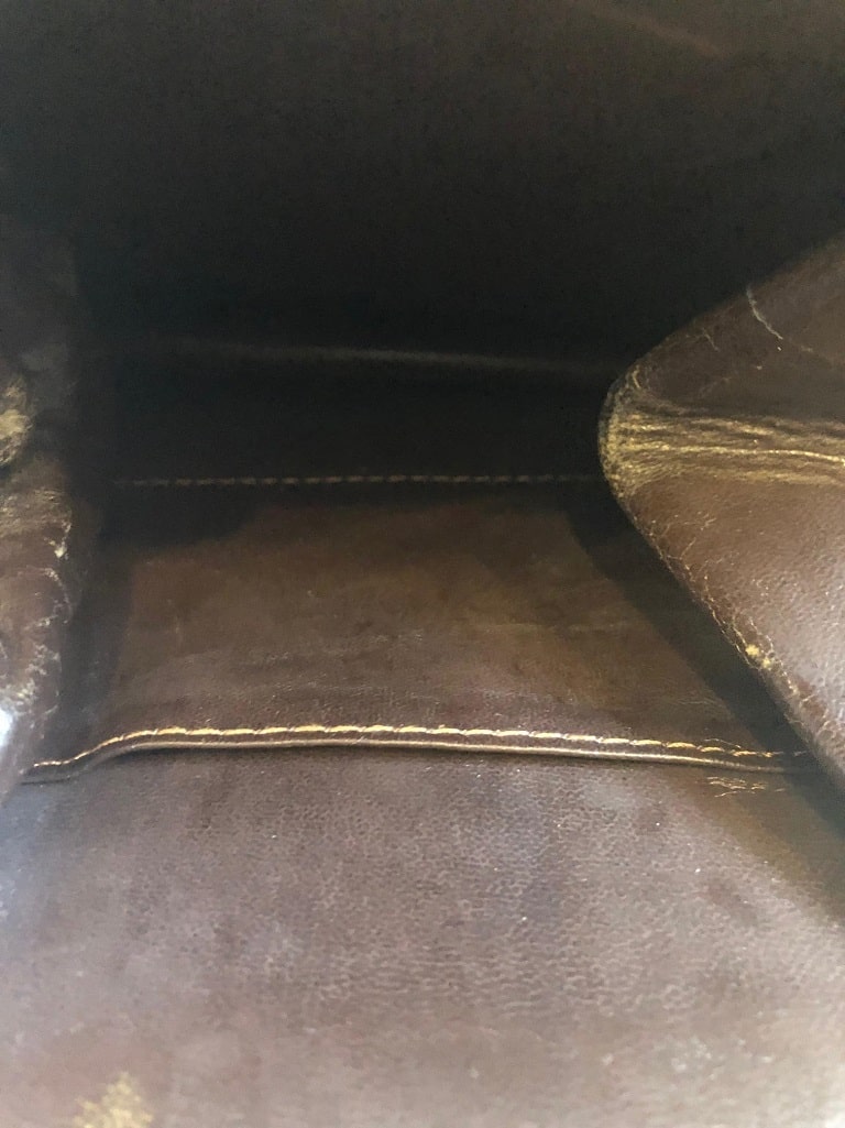 Vintage Trapeze Leather Bag - Image 10