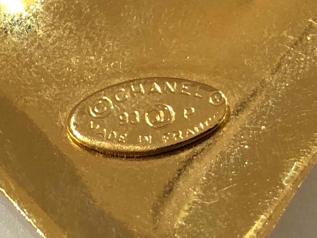 CHANEL Large CC Heart Pendant Chain Necklace 1993 - Image 12