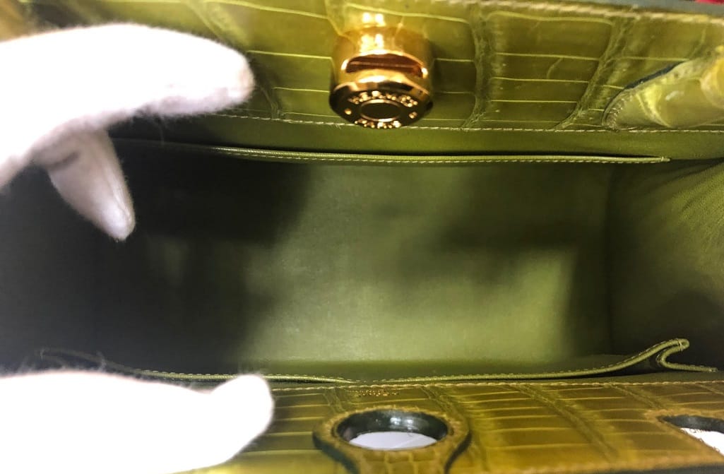 HERMES BAG 30cm CROCODILE VERT ANIS POROSUS RARE AMAZING - Image 13