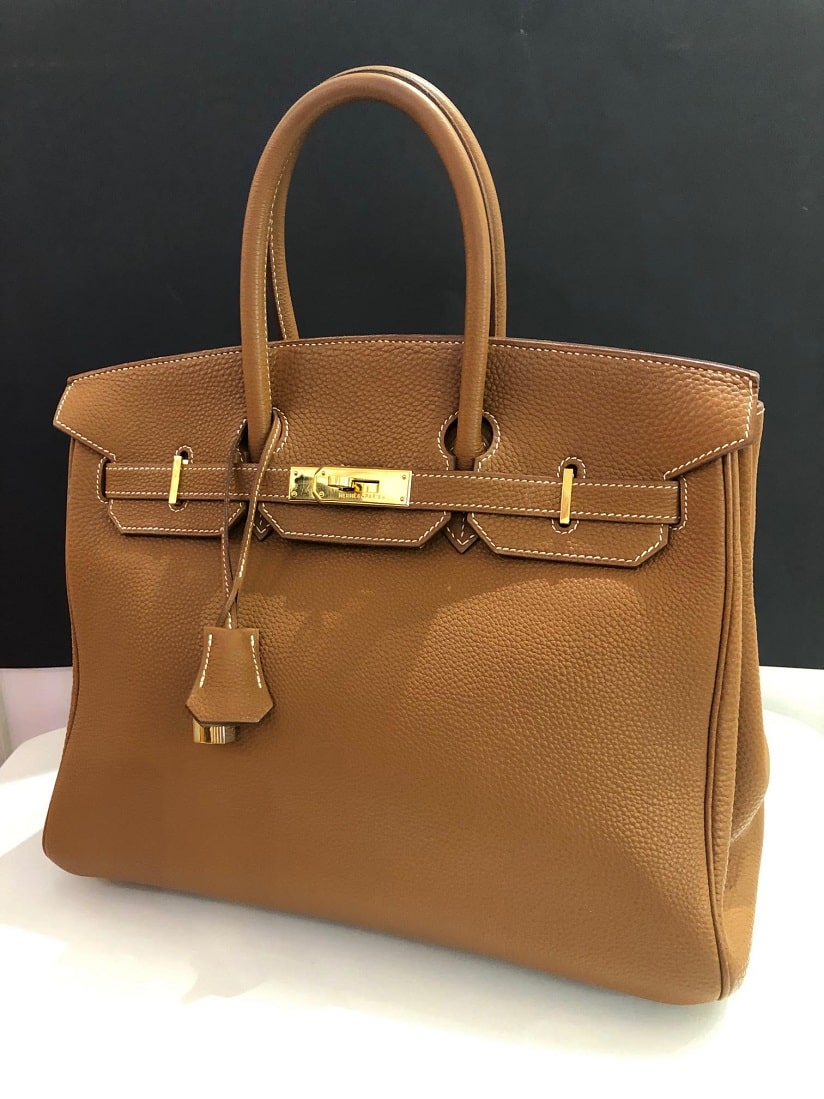 Hermès Birkin 35 cm Bag In Tan Leather PRISTINE CONDITION