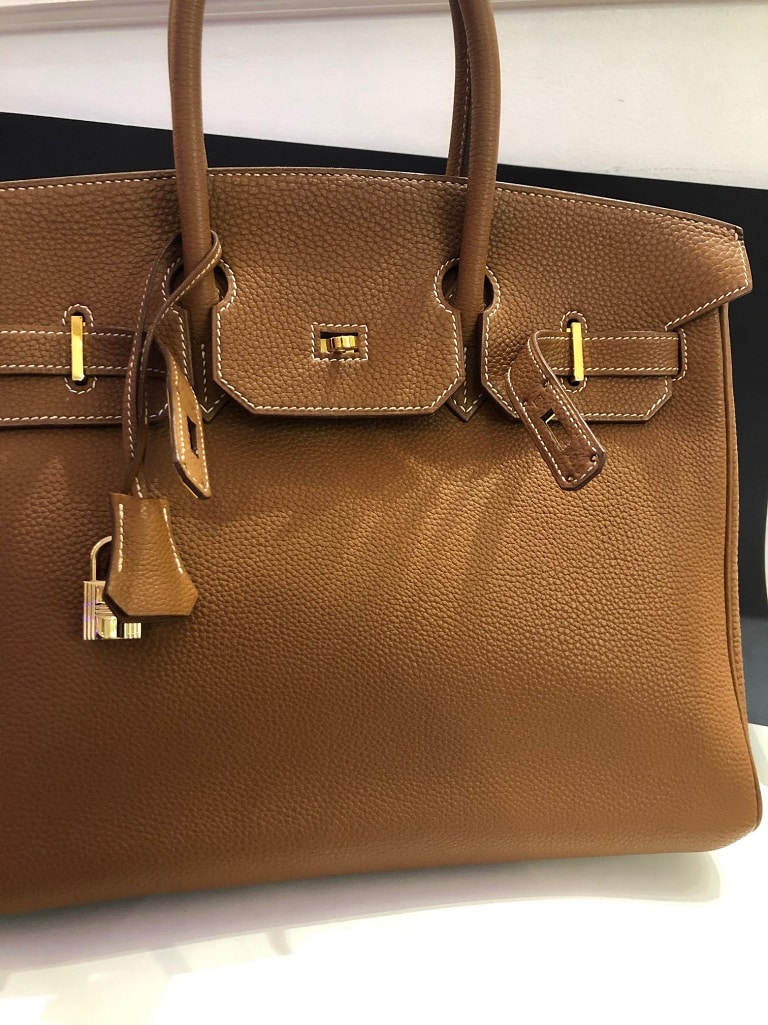 Hermès Birkin 35 cm Bag In Tan Leather PRISTINE CONDITION - Image 9