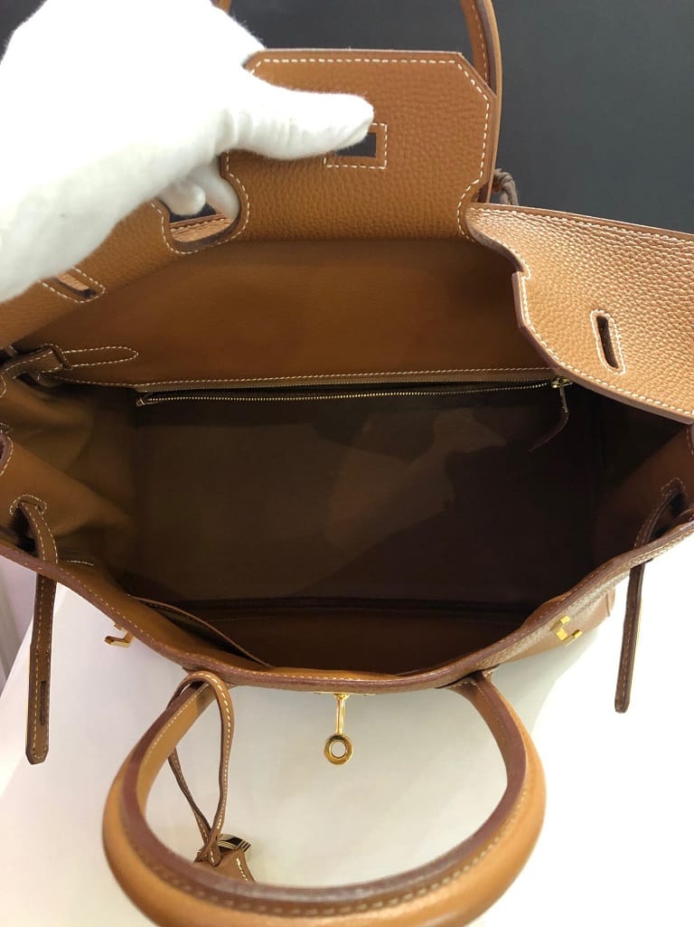 Hermès Birkin 35 cm Bag In Tan Leather PRISTINE CONDITION - Image 12