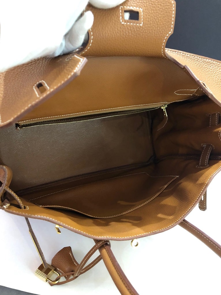 Hermès Birkin 35 cm Bag In Tan Leather PRISTINE CONDITION - Image 10