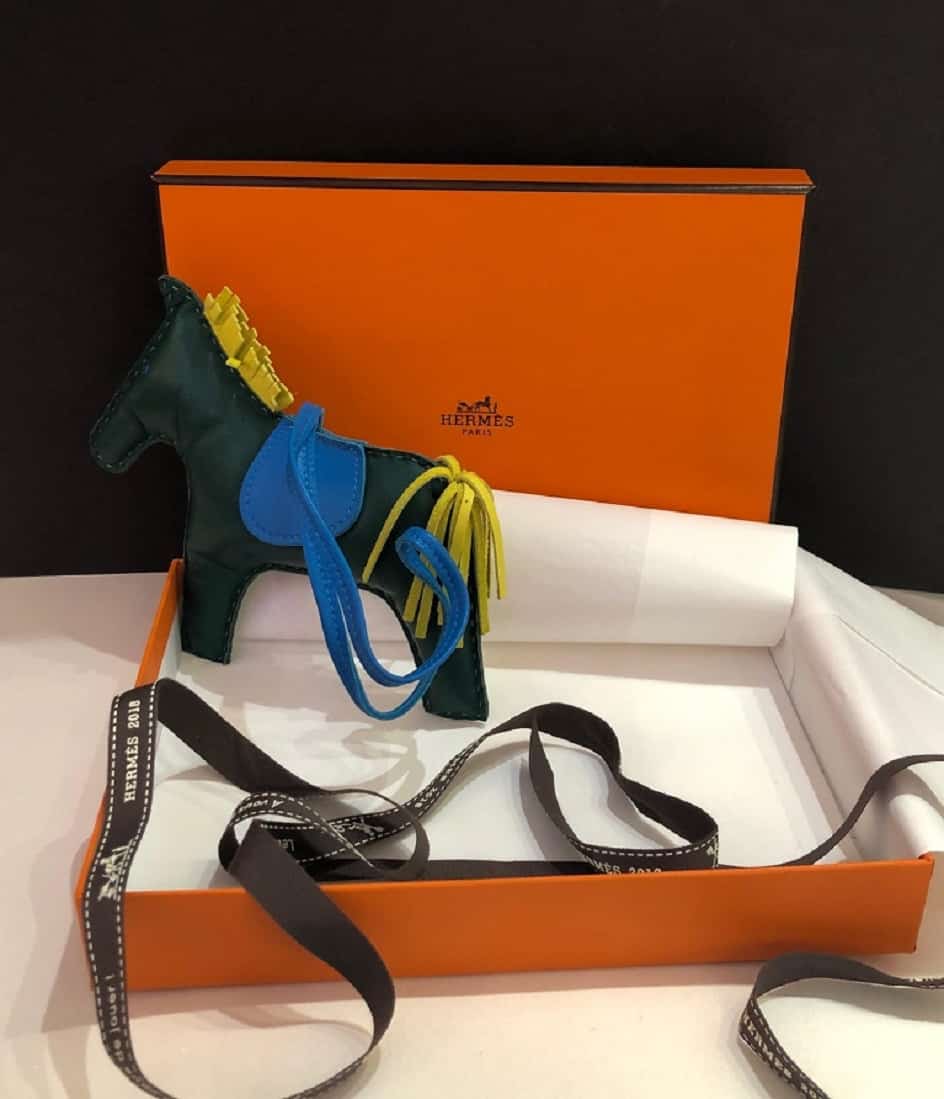 HERMES Rodeo Bag Accessory Charm AM Horse New - Image 3