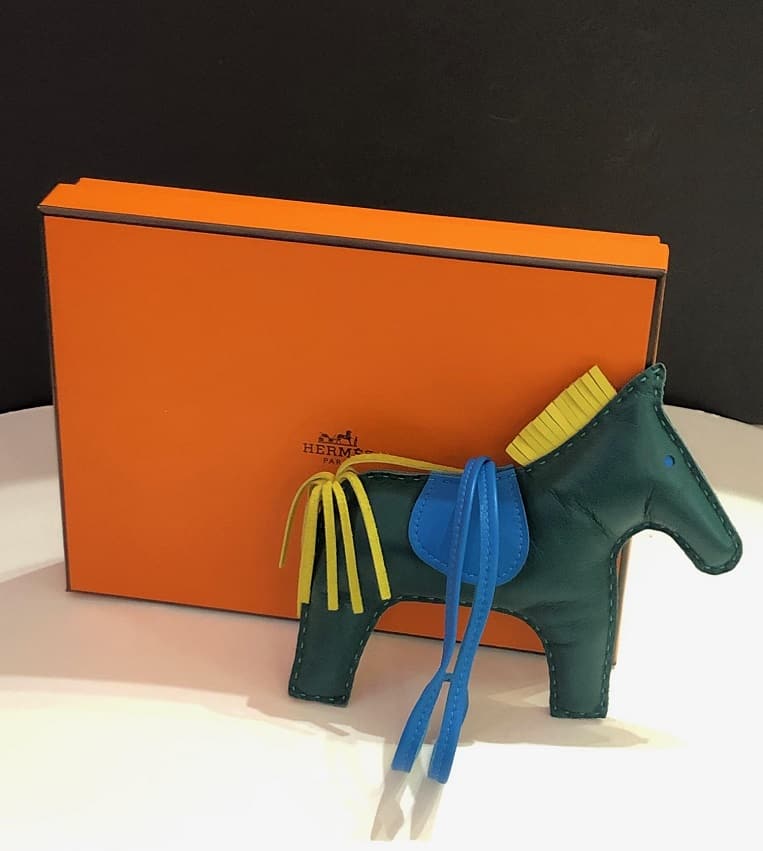 HERMES Rodeo Bag Accessory Charm AM Horse New - Image 2