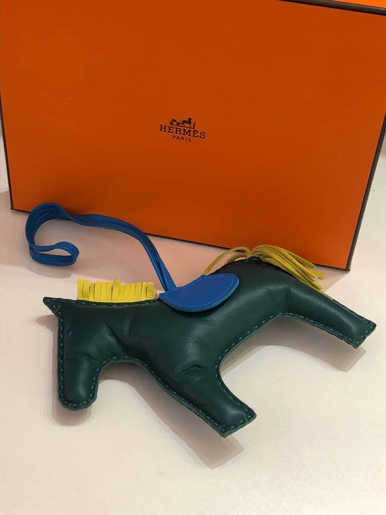 HERMES Rodeo Bag Accessory Charm AM Horse New - Image 4