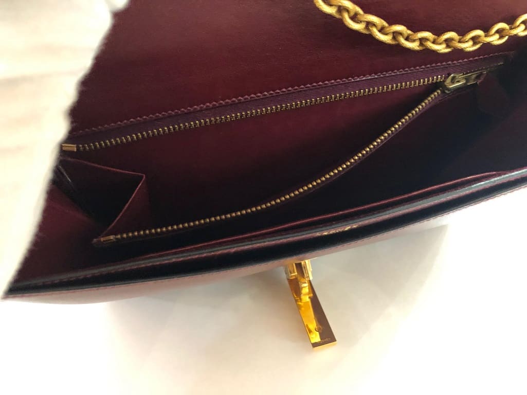 Hermès Vintage Alcazar Box Calf Leather Chain Clutch Bag - Image 13