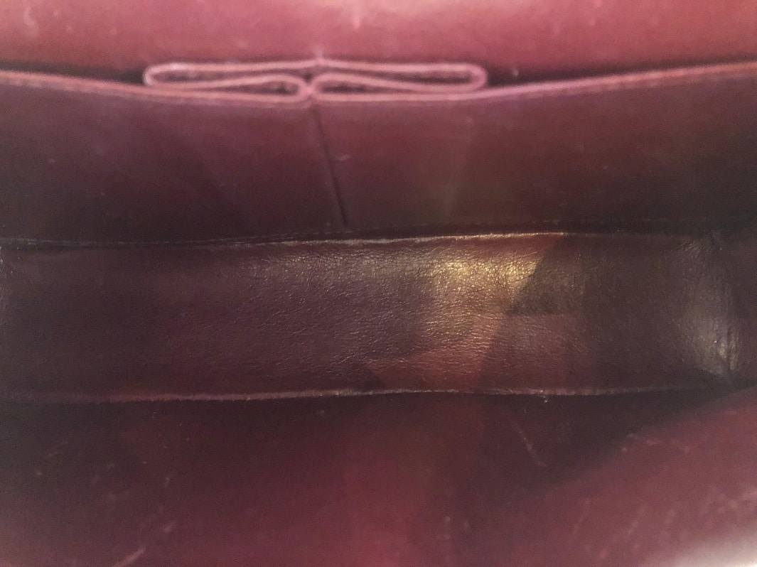 CHANEL Vintage Classic Double Flap Bag Quilted Lambskin Medium Black - Image 14