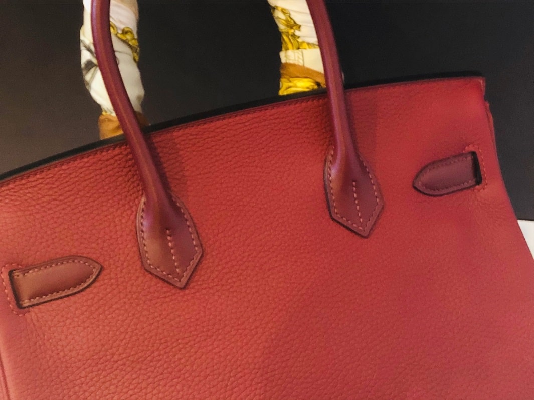 Hermès Birkin 30 Rouge H Azalée Taurillon Clémence Gold Hardware NEW - Image 6