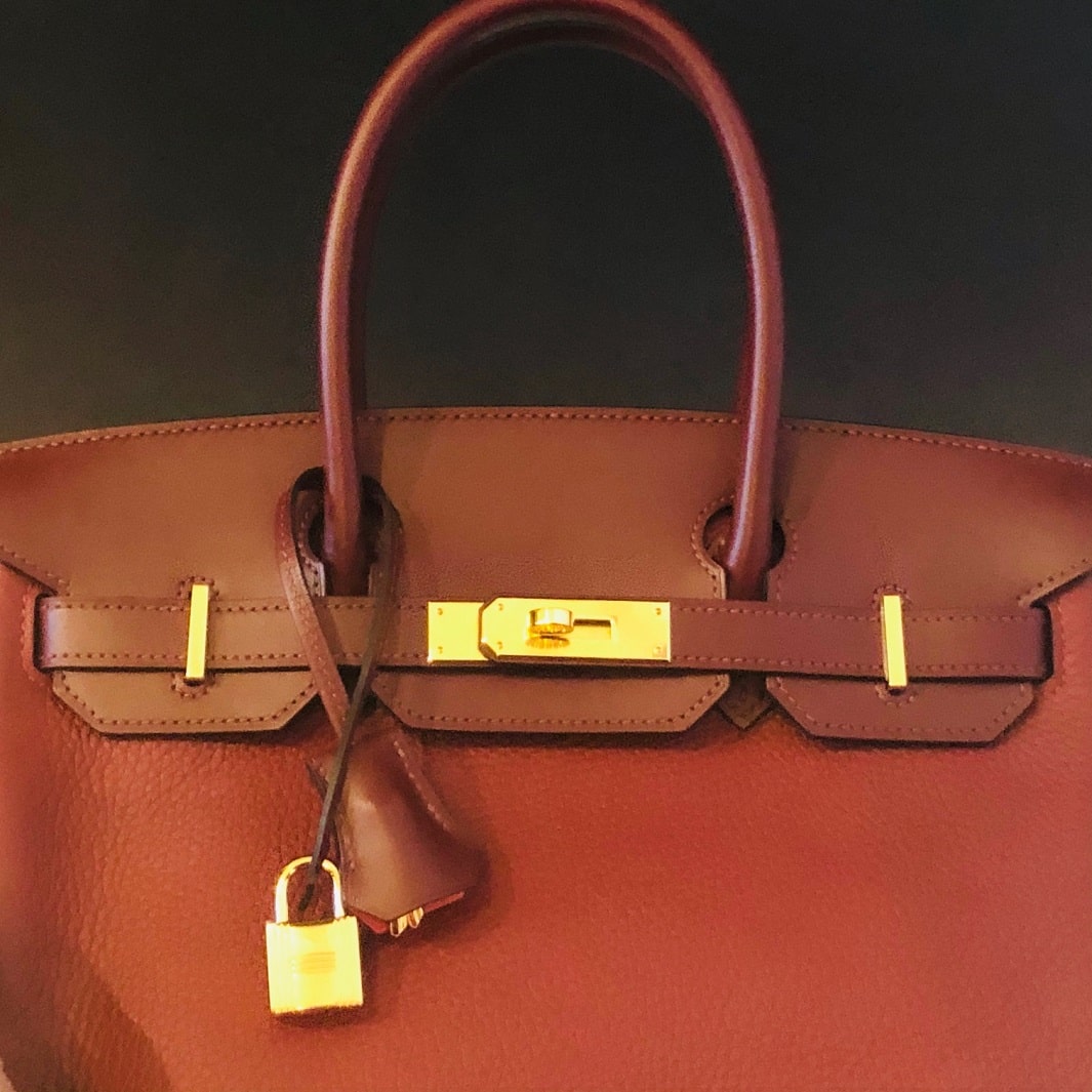 Hermès Birkin 30 Rouge H Azalée Taurillon Clémence Gold Hardware NEW - Image 4