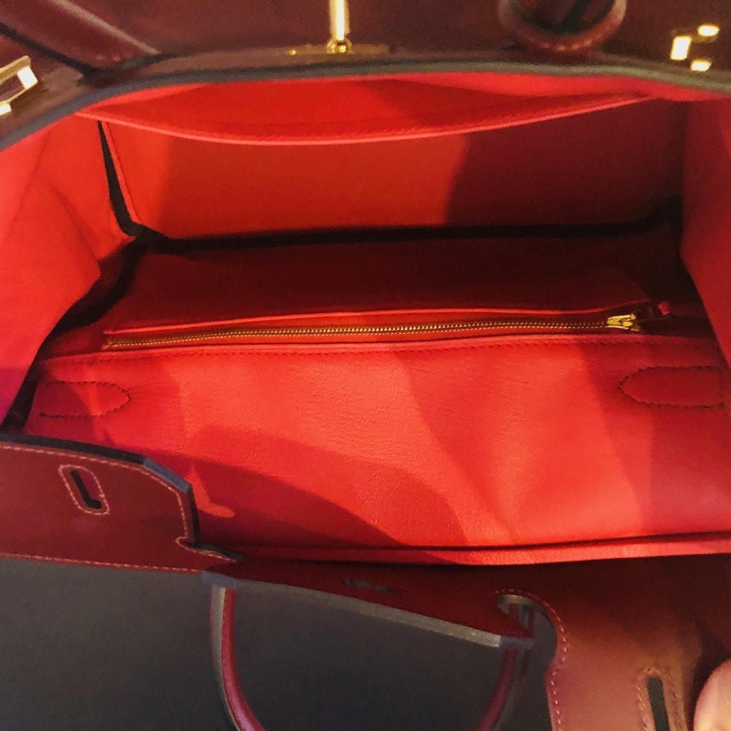 Hermès Birkin 30 Rouge H Azalée Taurillon Clémence Gold Hardware NEW - Image 13