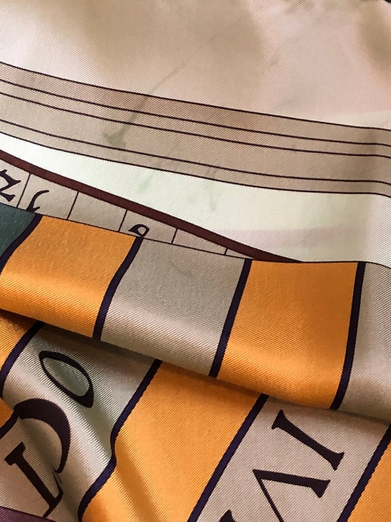 Hermès Scarf Shawl Astrologie Nouvelle C. Diatkine 140 - Image 7