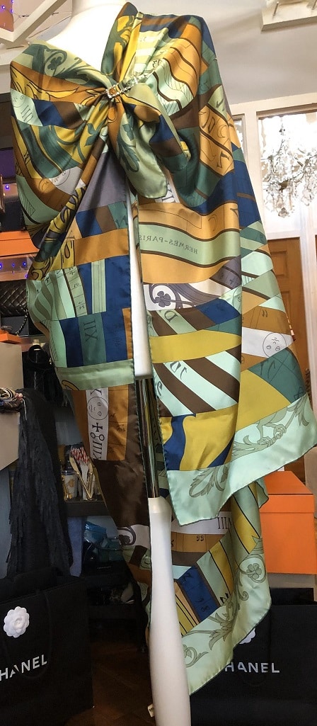 Hermès Scarf Shawl Astrologie Nouvelle C. Diatkine 140 - Image 3