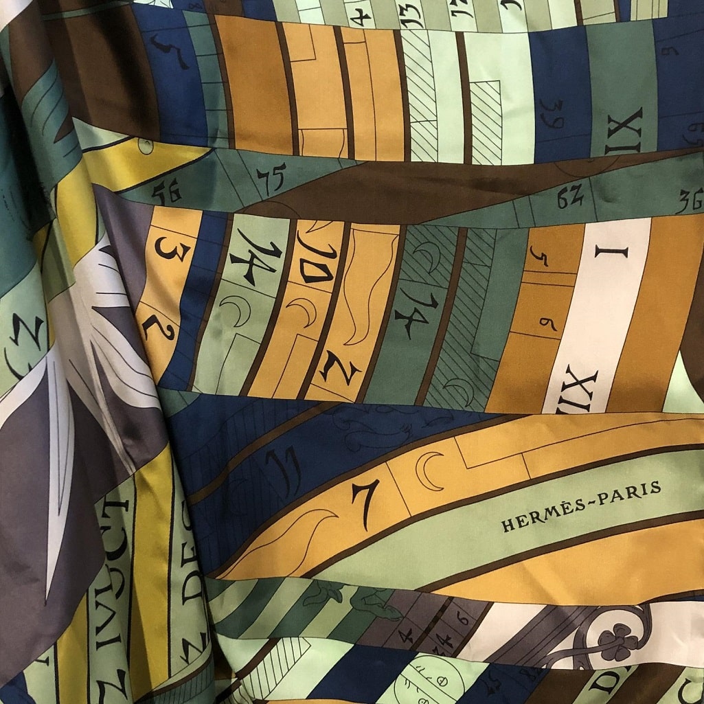 Hermès Scarf Shawl Astrologie Nouvelle C. Diatkine 140 - Image 4