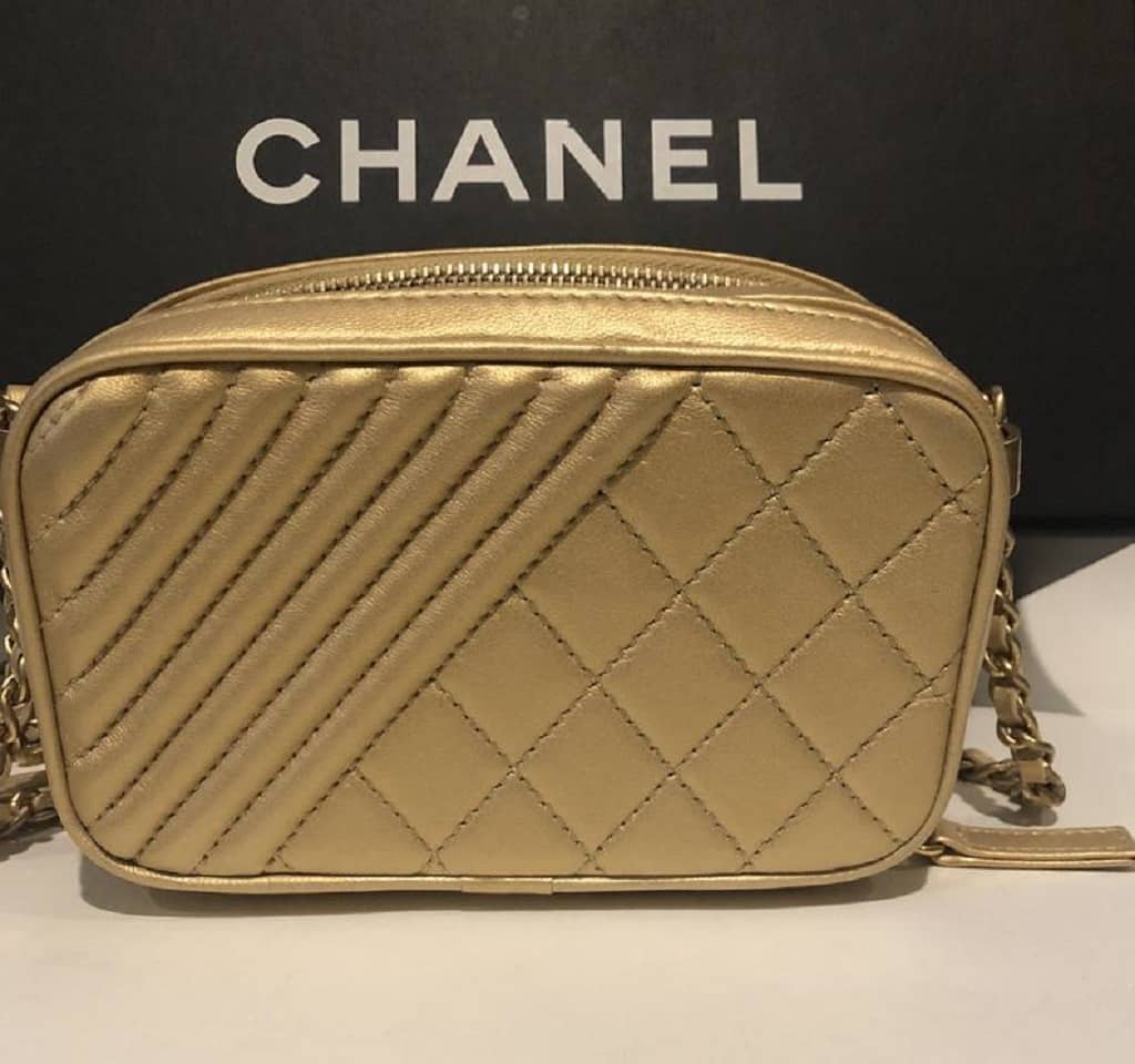 CHANEL Coco Boy Camera Bag Quilted Leather Small - Image 4