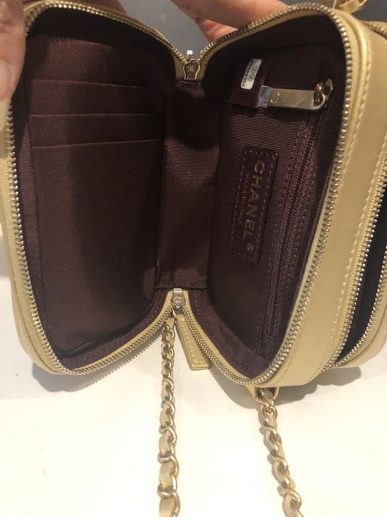 CHANEL Coco Boy Camera Bag Quilted Leather Small - Image 10