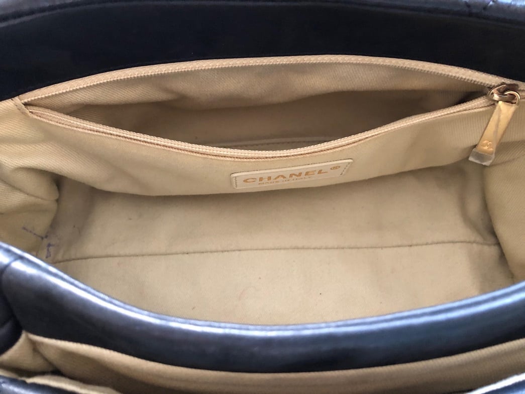 CHANEL Handbag Black Quilted Reissue 31 Rue Cambon Flap Bag - Image 13