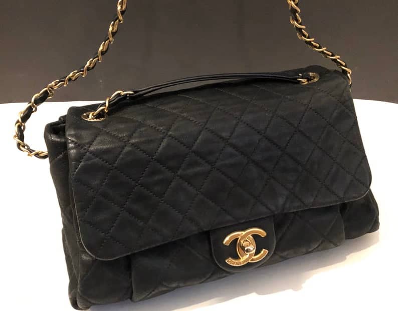 CHANEL Handbag Black Quilted Reissue 31 Rue Cambon Flap Bag - Image 3