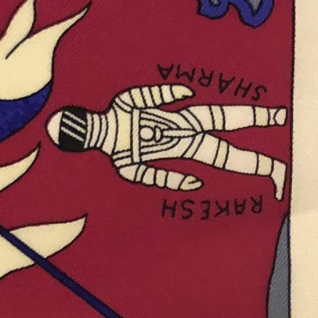 HERMÈS Vintage Silk Scarf Fantaisies Indiennes W/Box Collector - Image 8