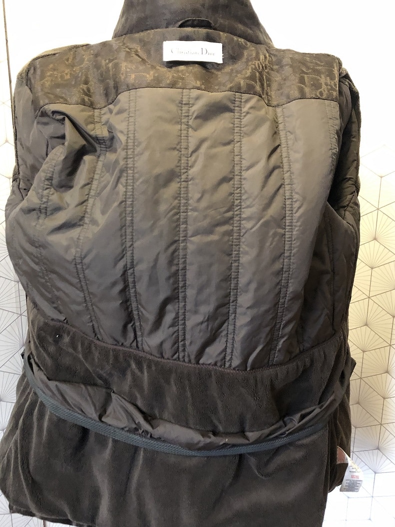 CHRISTIAN DIOR Monogram Trotter Black Puffer Coat Jacket Parka - Image 11