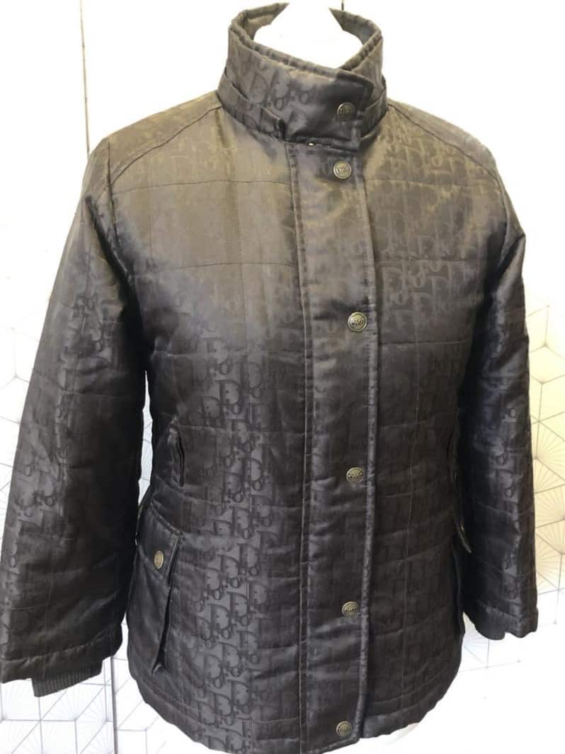 CHRISTIAN DIOR Monogram Trotter Black Puffer Coat Jacket Parka - Image 5