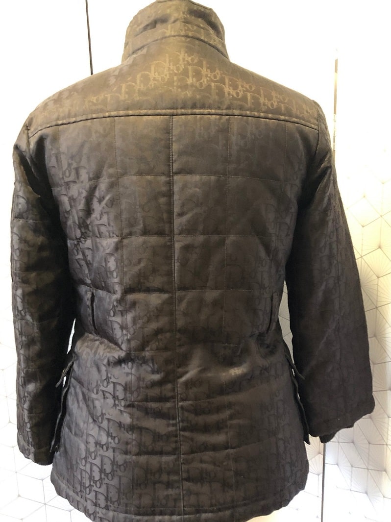 CHRISTIAN DIOR Monogram Trotter Black Puffer Coat Jacket Parka - Image 10