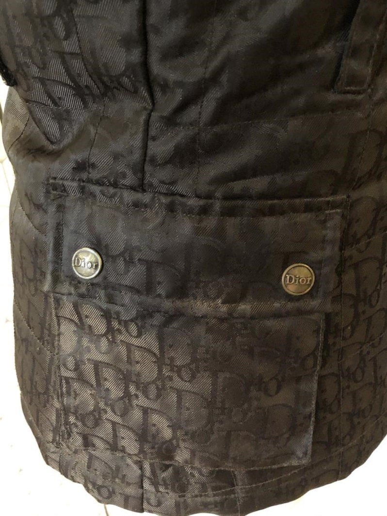 CHRISTIAN DIOR Monogram Trotter Black Puffer Coat Jacket Parka - Image 9