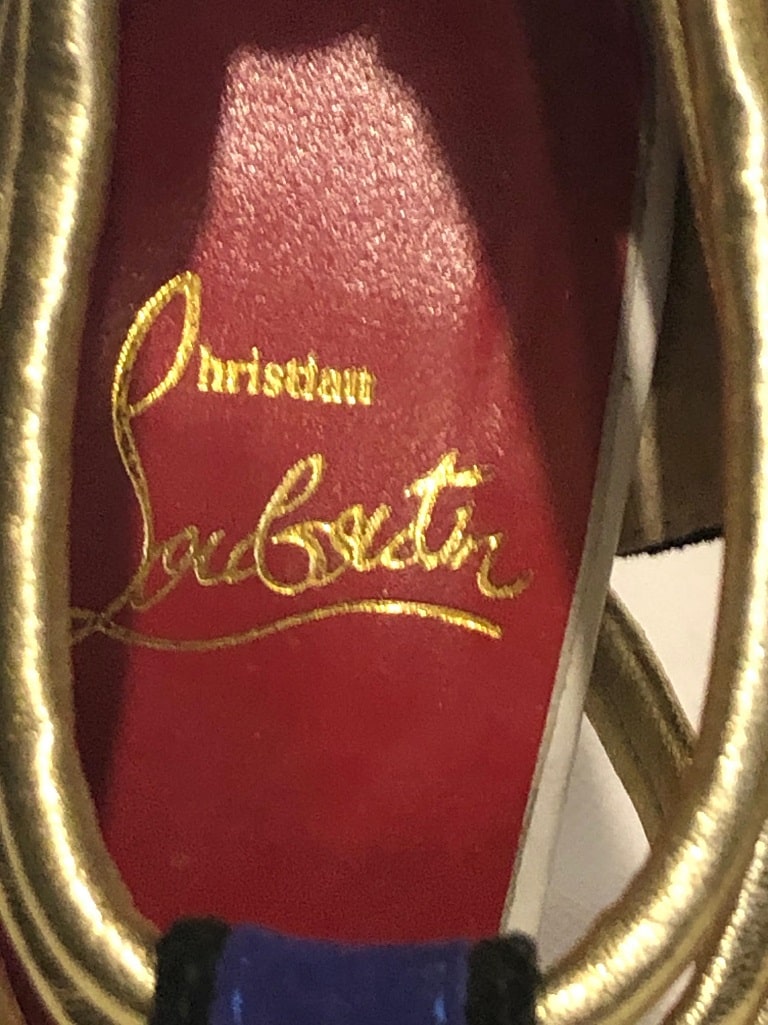 CHRISTIAN LOUBOUTIN Heels Ulona 140 Platform Sandals Multi Suede Leather - Image 7