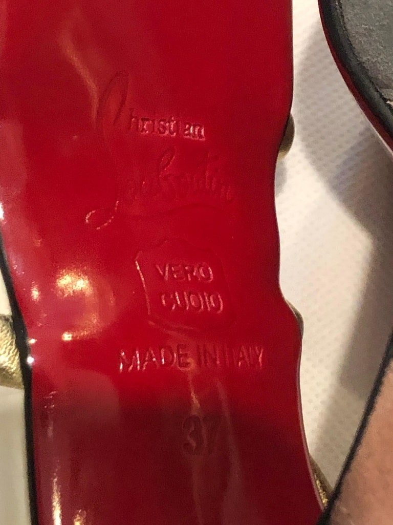 CHRISTIAN LOUBOUTIN Heels Ulona 140 Platform Sandals Multi Suede Leather - Image 8