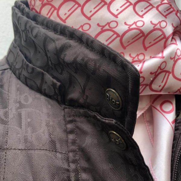 CHRISTIAN DIOR Monogram Trotter Black Puffer Coat Jacket Parka - Image 3