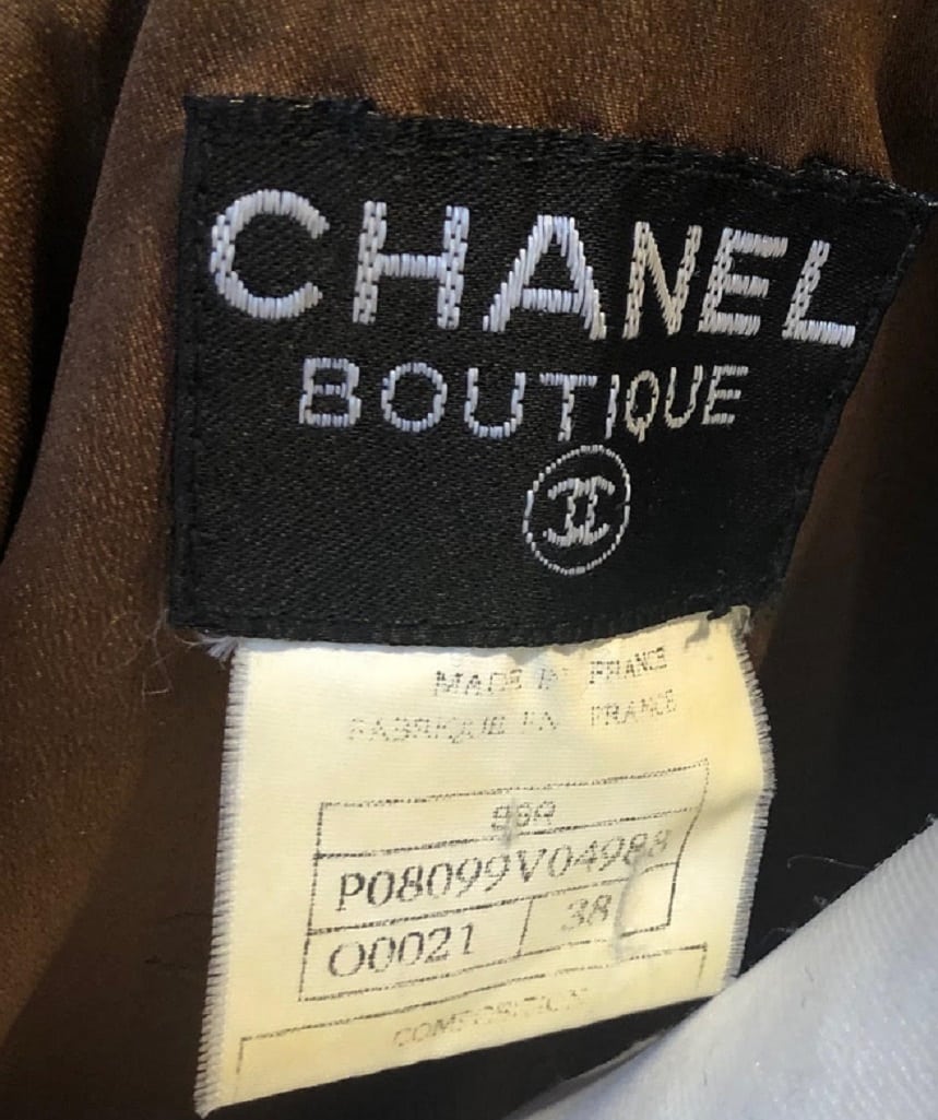 CHANEL 1990s Tweed Two-Piece Suit Belted Jacket Skirt Chanel Iconic Vintage Suit - Image 17