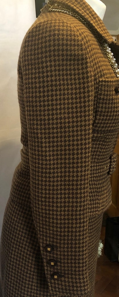CHANEL 1990s Tweed Two-Piece Suit Belted Jacket Skirt Chanel Iconic Vintage Suit - Image 10